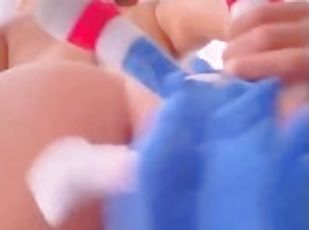 Giantess Samira tortures little Sonic again(Trailer nude/buttcrush)